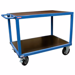 Fimm - Servante d'atelier charge lourde 1000 kg 1200 x 800 mm 2 plateaux Les avantages de cette servante d'atelier charge lou ...