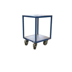Servante datelier charge 400 kg 2 plateaux bois medium 600 x 600 mm Diam roues 160 mm sans tiroir Fimm