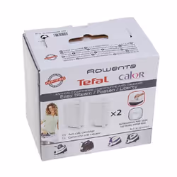 Lot de 2 cartouches anti-calcaire pour Centrale vapeur Calor XD9060E0
