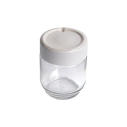 Pot en verre avec couvercle blanc pour Yaourtière Moulinex SS-193233