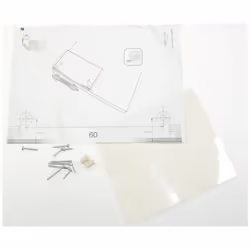 Kit de fixation façade de porte pour Lave-vaisselle Whirlpool 488000543155