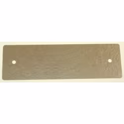 Plaque MICA pour Micro-ondes WHIRLPOOL 480120100672. Dimensions : 126 x 1 x 39 mm.