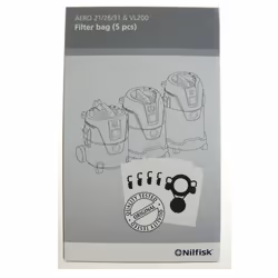 Sac pour aspirateur Nilfisk 5 pièces AERO 107419590