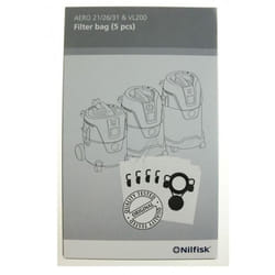 Sac pour aspirateur Nilfisk 5 pièces AERO 107419590