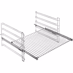 Lot de 2 glissières télescopiques pour Four AEG 5611854117. Contenu: 2 glissières télescopiques.