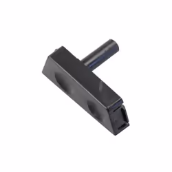 Bouton de fermeture accrochage porte gauche pour Réfrigérateur DOMETIC 2413260221. Couleur de la pièce : Noir.