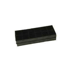 Filtres à charbon actif (x2) 25 x 9,5 x 2,3 cm pour hotte candy - hoover - rosières