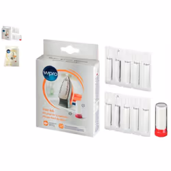 Kit bâtonnet détachant + 10 cartouches anticalcaires pour Centrale vapeur. Référence de la pièce : 484000008407, Marque : W-P ...