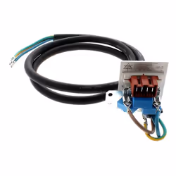 Câble alimentation 1000 mm sans fiche pour Four. Référence de la pièce : 481011106683, Marque : WHIRLPOOL. Couleur de la pièc ...