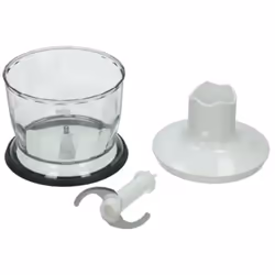Bol avec couvercle pour Robot. Référence de la pièce : AX22110062, Marque : BRAUN.