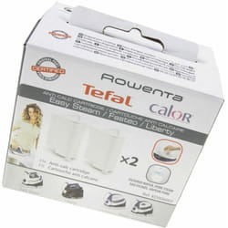 Calor - Cartouche anti calcaire (lot de 2) (XD9060E0) Centrale Vapeur, Fer à Repasser rowenta, tefal