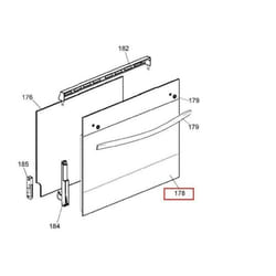 Vitre exterieure pour four Candy