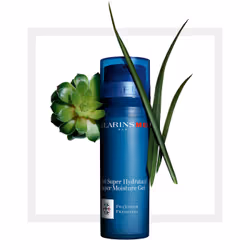 Clarins Men Super Moisture Gel crème hydratante pour le visage Hommes 50 ml