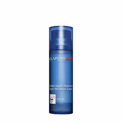 Clarins Super Moisture Lotion SPF20, Hommes, 50 ml, Lotion, Tous types de peau, Hydratant, Hydratant, Bouteille