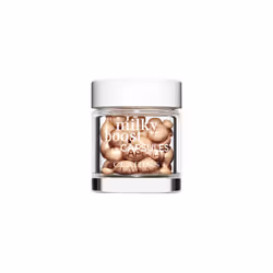 Clarins Milky Boost Caps, Capsule, Liquide, Peau mixte, Peau sèche, Peau normale, Peau grasse, Eclaircissant, Beige, Eclairci ...