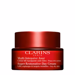 Clarins Super Restorative Day Cream, Crème de jour, Femmes, Peau sèche, Peau très sèche, Decollete, Visage, Cou, Anti-âge, An ...