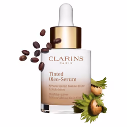 Clarins Tinted Oleo-Serum, Flacon compte-gouttes, Sérum, Peau sèche, Peau normale, Lissage, Protection, Eclaircissant, Hydrat ...