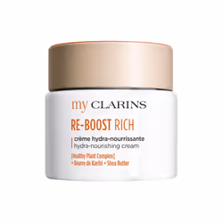Clarins RE-BOOST RICH crème hydra-nourissante 50ml, Crème de jour, Femmes, Peau sèche, Peau sensible, Visage, Nourrissant, Ap ...