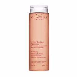 Clarins Soothing Toning Lotion, Lotion visage, Femmes, 200 ml, Tous types de peau, Apaisant, Bouteille