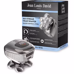 Rasoir cheveux - JEAN LOUIS DAVID - JLD 360 XTREME HEAD SHAVER - 6 têtes rotatives - Autonomie 60 min