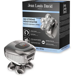 Rasoir cheveux - JEAN LOUIS DAVID - JLD 360 XTREME HEAD SHAVER - 6 têtes rotatives - Autonomie 60 min