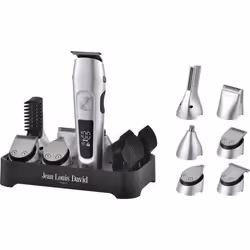 Tondeuse a Cheveux  6 en 1 - JEAN LOUIS DAVID - JLD ULTIMATE TRIMMER - 6 tetes interchangeables - Autonomie 120 min