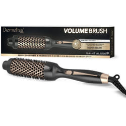 Brosse soufflante - SAINT ALGUE - Demeliss Volume Brush - 52 W - Température unique - Noir / Or