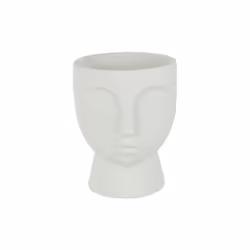 Découvrez notre cache-pot visage en céramique blanc, une pièce unique qui apportera une touche artistique et moderne à votre ...