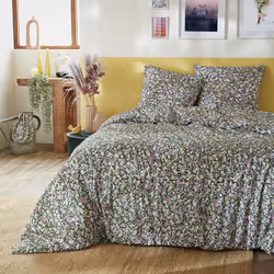 Parure de lit 200x200 cm Coton Myosotis