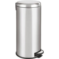 Poubelle de cuisine à pédale URBAN Argent Acier inoxydable 30 L