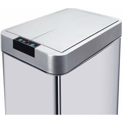 Kitchen Move - Couvercle de poubelle automatique silverlake Argent Acier inoxydable