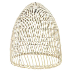 Lumisky - Abat jour intérieur/extérieur paulo Beige Rotin d40cm