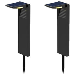 Lot de 2 balises solaires OSTRY Noir Plastique 150LM
