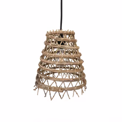 Lumisky ZAKARI, 1 lampe(s), LED, Intérieure, Naturel, Métal, Bois, Secteur