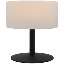 Lampe de table ATLAS ROCK Noir Polyéthylène H20CM