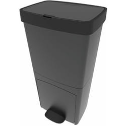 Kitchen Move - Poubelle tri sélectif picea Gris Plastique 70L