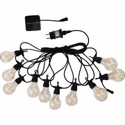 GUIRLANDE LUMINEUSE LED : Party Clear Hybrid est une guirlande lumineuse LED blanc chaud. Cette guirlande se distingue par so ...