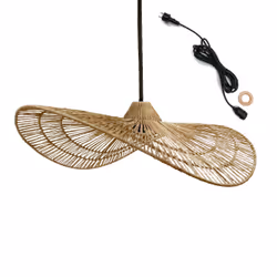 Lumisky MARBELLA OUTDOOR CABLE, 1 lampe(s), LED, Extérieure, Naturel, Jute, Secteur