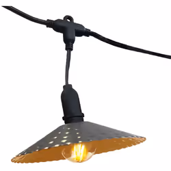 Lumisky - Guirlande lumineuse mini vinty light hybrid Gris Acier 6m