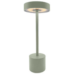Lampe de table sans fil touch led roby Vert olive Aluminium H30cm
