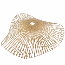ABAT-JOUR EN BAMBOU NATUREL : La suspension LAIA, issue de l'artisanat, est fabriquée en bambou naturel. Le bambou est un mat ...