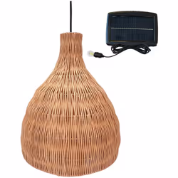 Suspension solaire bohème bella solar Beige Herbe marine H38cm