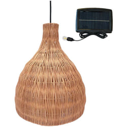 Suspension solaire bohème bella solar Beige Herbe marine H38cm