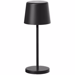 MINI LAMPE DE TABLE LED : La lampe de table KELLY MINI BLACK est une lampe sans fil avec une base LED blanc chaud à intensité ...