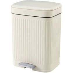 Kitchen Move - Poubelle à pédale aura Blanc Plastique 12 l