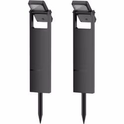 Lumisky - Lot de 2 balises solaires brity Noir abs H49cm