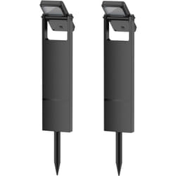 Lumisky - Lot de 2 balises solaires brity Noir abs H49cm