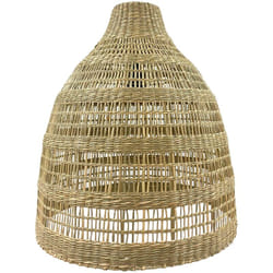 Lumisky - Abat-jour freya long indoor Beige Herbe marine D49 cm