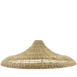 Abat-jour FREYA LARGE Beige Herbe marine D70 cm