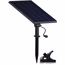 Panneau solaire pour guirlande bolly Noir